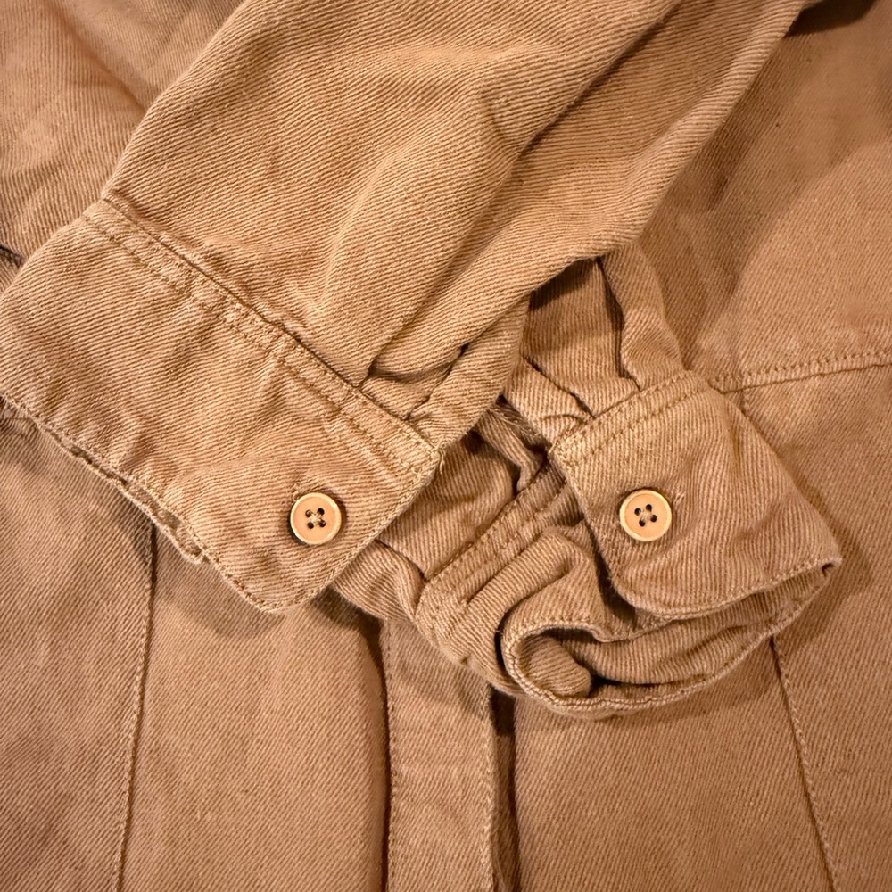 ABLE Charlyn Linen Blend Button Up Utility Jumpsuit M - Picture 12 of 15